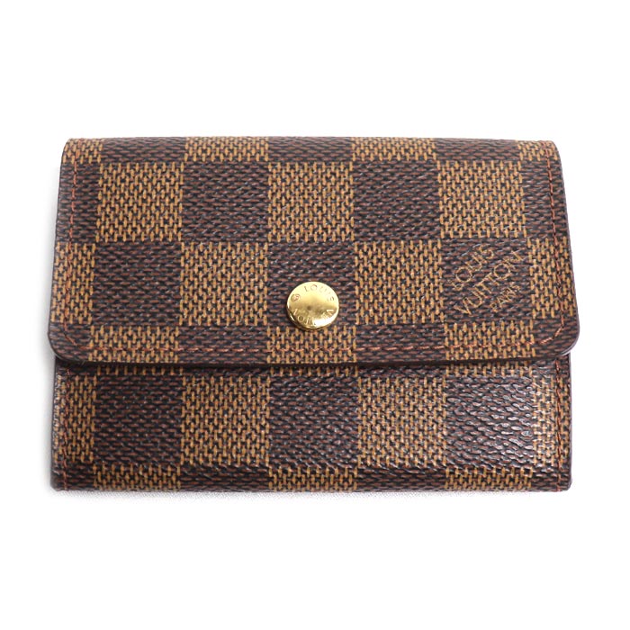 LOUIS VUITTON ルイ・ヴィトン ポルトモネ プラ コインケース ダミエ ブラウン N61930 MI0091 ユニセックス【中古】