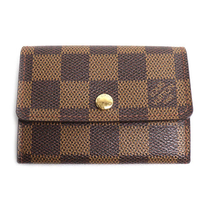 LOUIS VUITTON ルイ・ヴィトン ポルトモネ プラ コインケース ダミエ ブラウン N61930 MI0091 ユニセックス【中古】