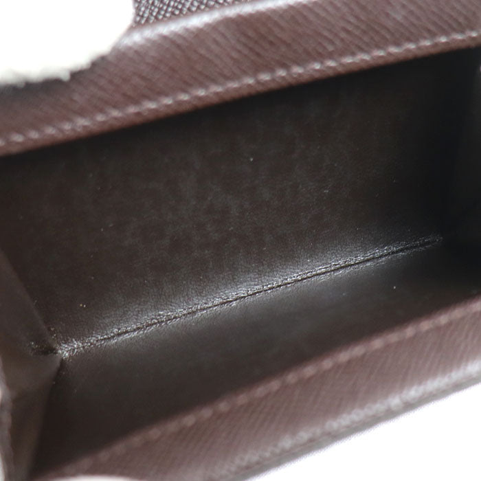 LOUIS VUITTON ルイ・ヴィトン ポルトモネ プラ コインケース ダミエ ブラウン N61930 MI0091 ユニセックス【中古】