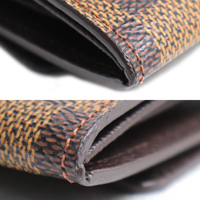 LOUIS VUITTON ルイ・ヴィトン ポルトモネ プラ コインケース ダミエ ブラウン N61930 MI0091 ユニセックス【中古】