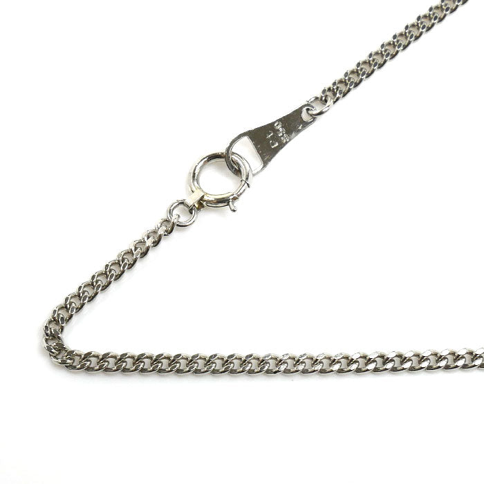 Pt850プラチナ ネックレス 喜平2面カット 8.5g 49cm ユニセックス【中古】