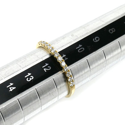 K18YG イエローゴールド リング・指輪 ダイヤモンド0.15ct 11号 0.8g レディース【中古】