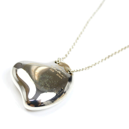 TIFFANY&Co. ティファニー シルバー925 カーブド ハート ネックレス 9.0g 60cm レディース【中古】