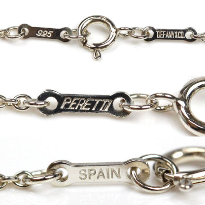 TIFFANY&Co. ティファニー シルバー925 カーブド ハート ネックレス 9.0g 60cm レディース【中古】