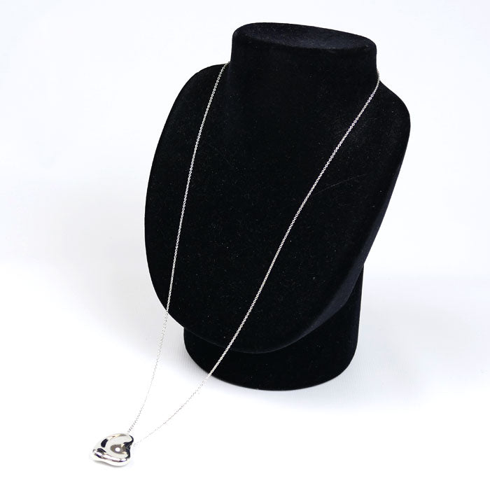 TIFFANY&Co. ティファニー シルバー925 カーブド ハート ネックレス 9.0g 60cm レディース【中古】