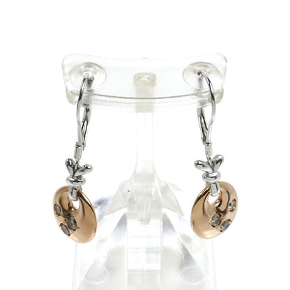 カシケイ K18PG ピンクゴールド K14WG ホワイトゴールド ピアス ダイヤモンド0.30ct 5.5g レディース【中古】【美品】