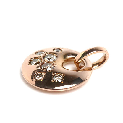 カシケイ K18PG ピンクゴールド メランジェ ペンダントトップ ダイヤモンド0.40ct 4.2g レディース【中古】