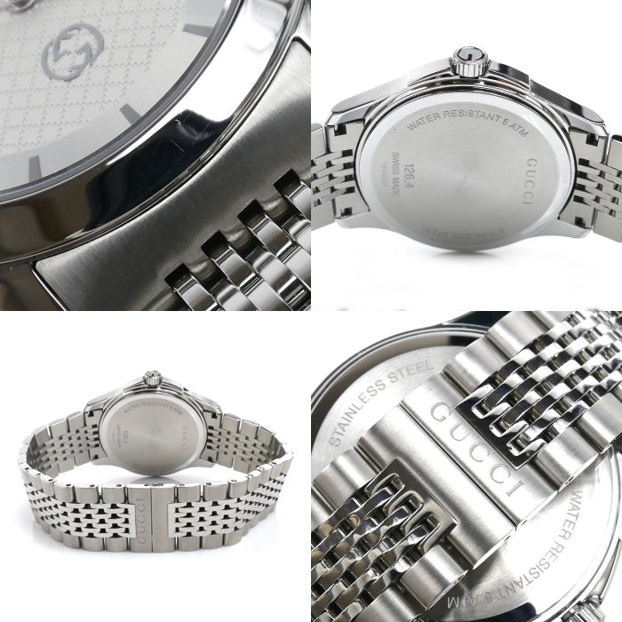 GUCCI グッチ Gタイムレス 腕時計 電池式 YA1264174/126.4 メンズ【中古】【美品】