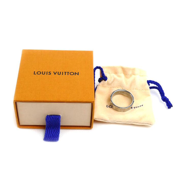 LOUIS VUITTON ルイ・ヴィトン メタル キューブリング リング・指輪 M1208M TE2203 20号 メンズ【中古】