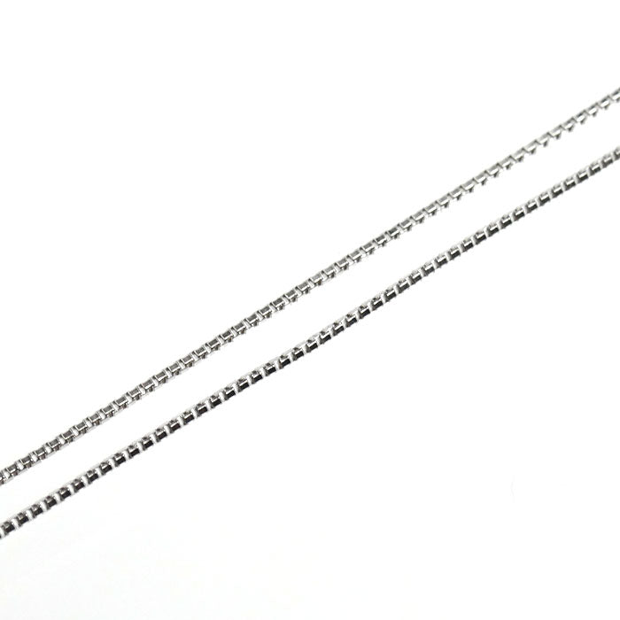 K18WG ホワイトゴールド ネックレス ダイヤモンド1.00ct 4.2g ～49cm フリーチェーン レディース【中古】