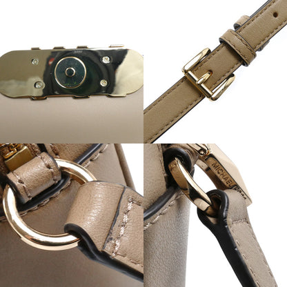Michael Kors マイケルコース パーカー ミディアム ショルダーバッグ ベージュ 32F2G7PC8L レディース【中古】