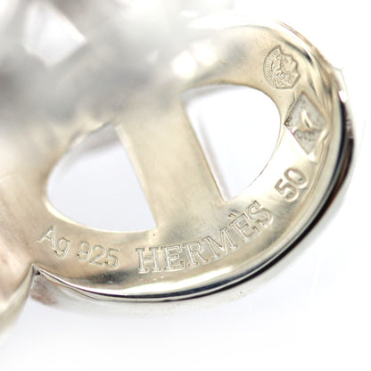 HERMES エルメス シルバー925 シェーヌダンクル アンシェネ GM リング・指輪 10号 50 12.8g レディース【中古】