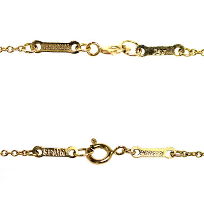 TIFFANY&Co. ティファニー K18YG イエローゴールド スター オブ ダビデ ネックレス 3.4g 40cm レディース【中古】