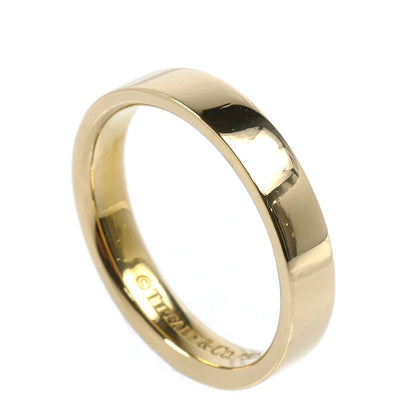 TIFFANY&Co. ティファニー K18YG イエローゴールド フラットバンド リング・指輪 15号 5.6g ユニセックス【中古】