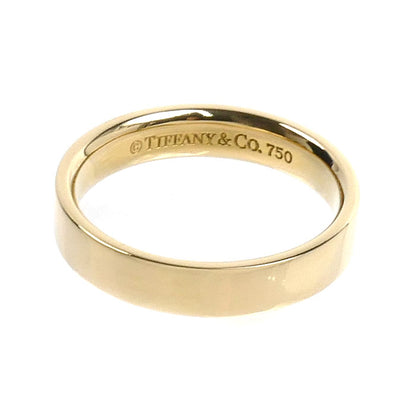 TIFFANY&Co. ティファニー K18YG イエローゴールド フラットバンド リング・指輪 15号 5.6g ユニセックス【中古】