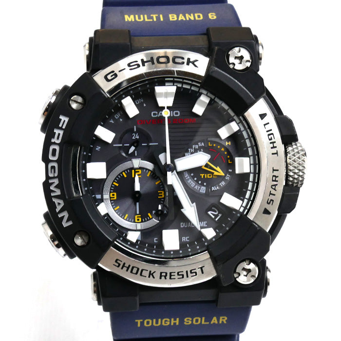 CASIO カシオ G-SHOCK MASTER OF G FROGMAN 腕時計 ソーラー GWF-A1000-1A2JF メンズ【中古】