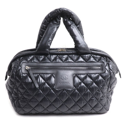 CHANEL シャネル ココ コクーン ハンドバッグ ブラック ボストン レディース【中古】