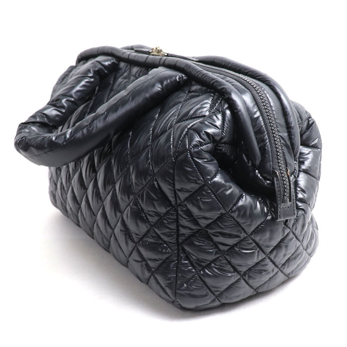 CHANEL シャネル ココ コクーン ハンドバッグ ブラック ボストン レディース【中古】
