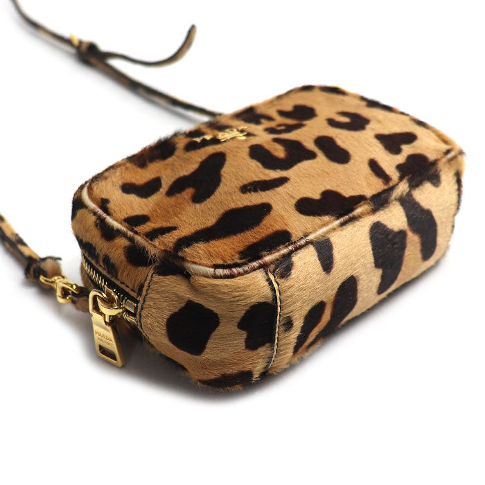 PRADA プラダ ハラコ ポーチ ショルダーバッグ 1N1674 レディース【中古】