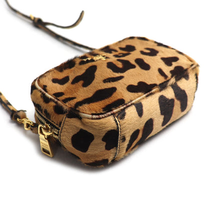 PRADA プラダ ハラコ ポーチ ショルダーバッグ 1N1674 レディース【中古】