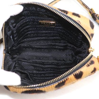 PRADA プラダ ハラコ ポーチ ショルダーバッグ 1N1674 レディース【中古】