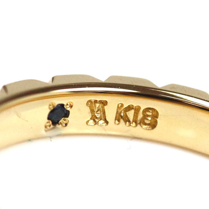 Vendome Aoyama ヴァンドーム青山 K18YG イエローゴールド ラプラース タンザナイト リング・指輪 7号 2.5g レディース【中古】