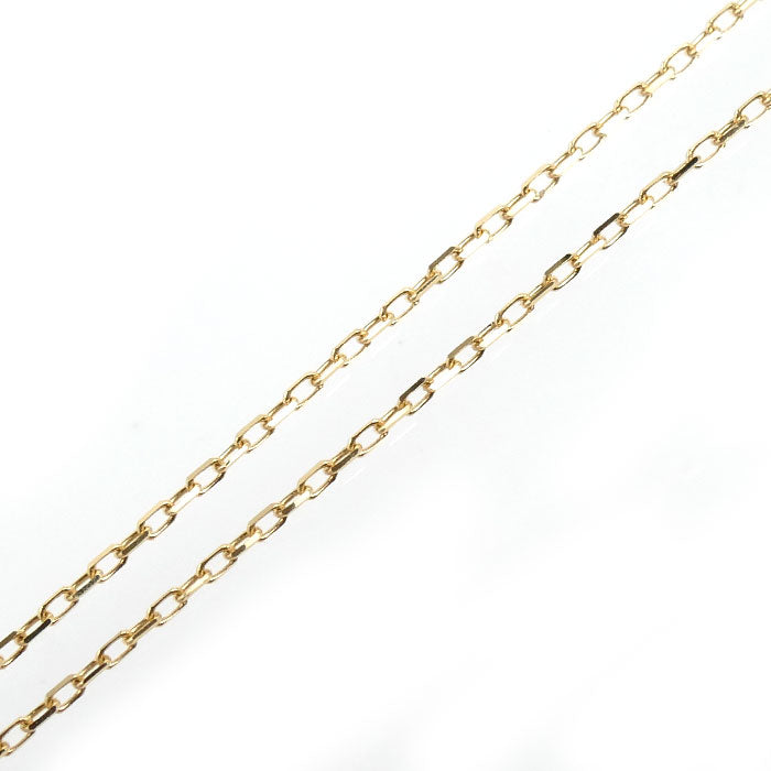 組曲 クミキョク K18YG イエローゴールド ネックレス ルビー ダイヤモンド0.02ct 1.2g 40cm レディース【中古】