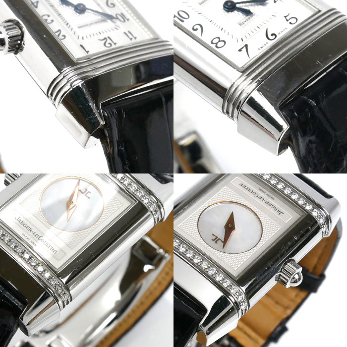 JAEGER-LECOULTRE ジャガー・ルクルト レベルソ デュエット ダイヤベゼル 腕時計 手巻き 266.8.44 メンズ【中古】