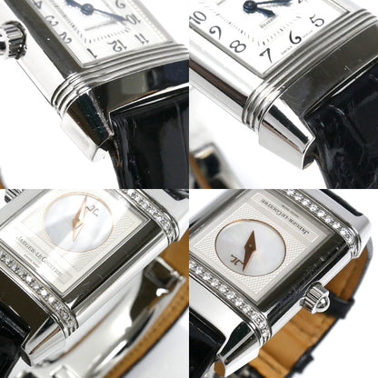 JAEGER-LECOULTRE ジャガー・ルクルト レベルソ デュエット ダイヤベゼル 腕時計 手巻き 266.8.44 メンズ【中古】