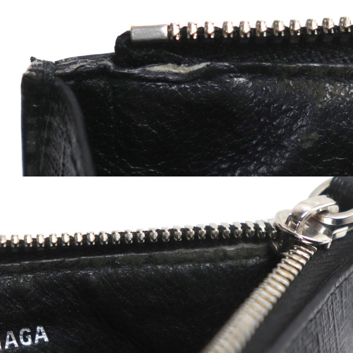 BALENCIAGA バレンシアガ キャッシュ ラージ コイン&カードホルダー カードケース 640535 210D8 1061 フラグメントケース メンズ【中古】
