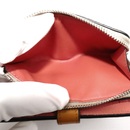 LOEWE ロエベ スリムジップ バイフォールドウォレット 二つ折り財布 ライトオーツ/ハニー C660P30X04 レディース【中古】【美品】