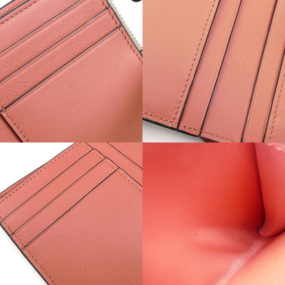 LOEWE ロエベ スリムジップ バイフォールドウォレット 二つ折り財布 ライトオーツ/ハニー C660P30X04 レディース【中古】【美品】