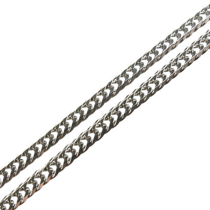 Pt850プラチナ ネックレス 喜平6面Wカット 9.9g 48cm ユニセックス【中古】