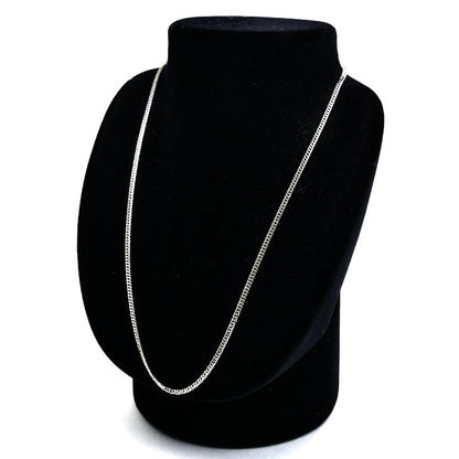 Pt850プラチナ ネックレス 喜平6面Wカット 9.9g 48cm ユニセックス【中古】