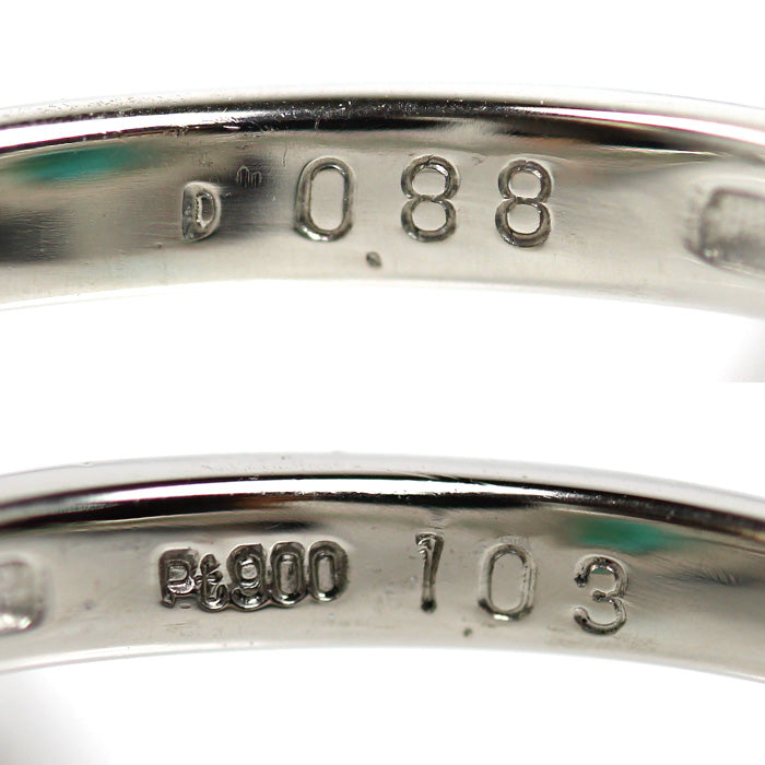 Pt900プラチナ リング・指輪 パライバトルマリン1.03ct ダイヤモンド0.88ct 12.5号 6.0g レディース【中古】