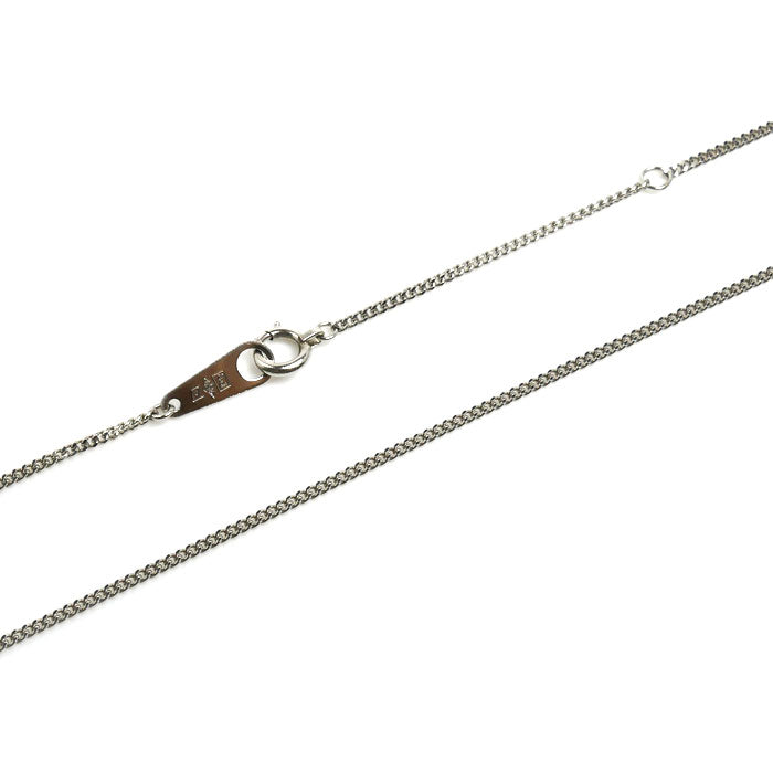 Pt850プラチナ ネックレス 喜平2面カット 3.0g 40cm レディース【中古】
