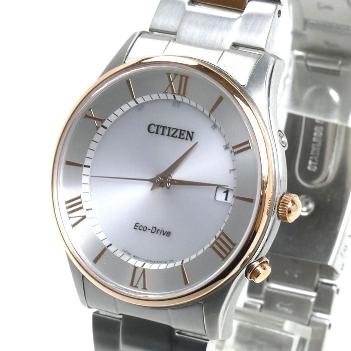 CITIZEN シチズン エコドライブ 腕時計 ソーラー AS1062-59A/H415-S115132 電波 メンズ【中古】