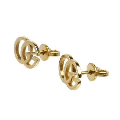 GUCCI グッチ K18YG イエローゴールド GGランニング スタッド ピアス 1.9g レディース【中古】