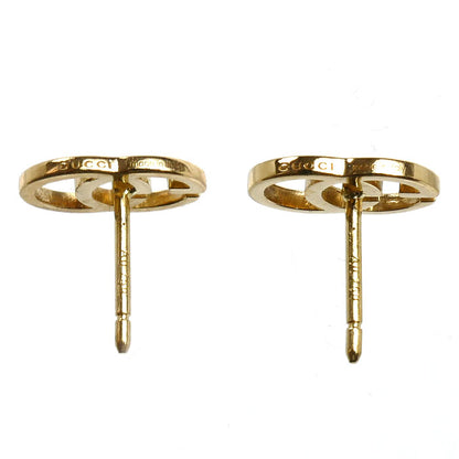 GUCCI グッチ K18YG イエローゴールド GGランニング スタッド ピアス 1.9g レディース【中古】