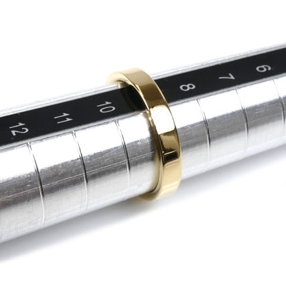 TIFFANY&Co. ティファニー K18YG イエローゴールド バンドリング リング・指輪 9号 3.3g レディース【中古】【美品】