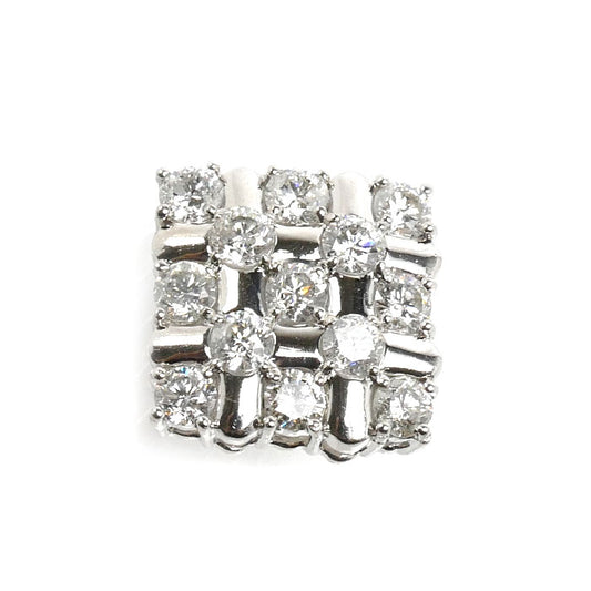Pt900プラチナ ペンダントトップ ダイヤモンド1.00ct 3.2g レディース【中古】