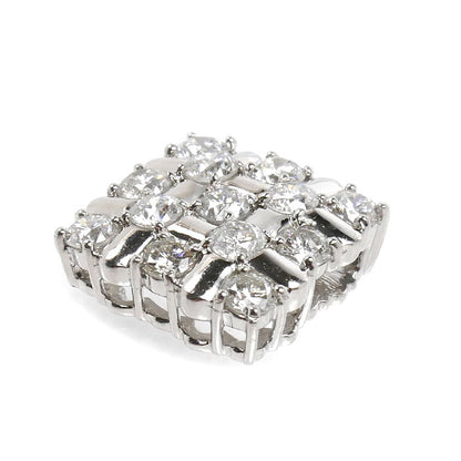 Pt900プラチナ ペンダントトップ ダイヤモンド1.00ct 3.2g レディース【中古】