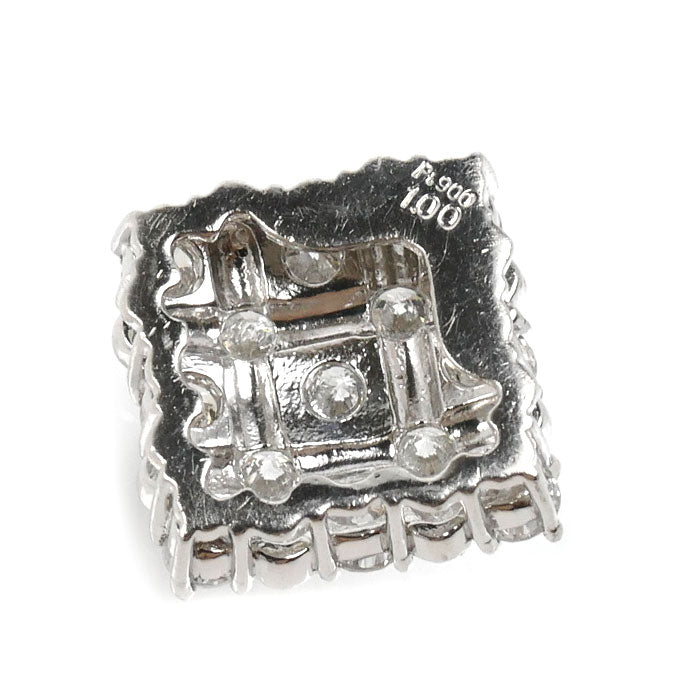 Pt900プラチナ ペンダントトップ ダイヤモンド1.00ct 3.2g レディース