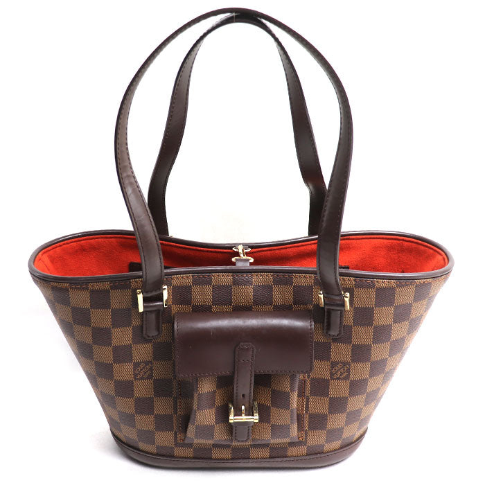 LOUIS VUITTON ルイ・ヴィトン マノスクPM トートバッグ ダミエ N51121 BA1018 レディース【中古】