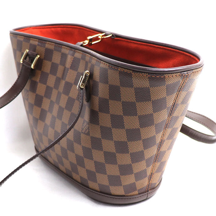 LOUIS VUITTON ルイ・ヴィトン マノスクPM トートバッグ ダミエ N51121 BA1018 レディース【中古】