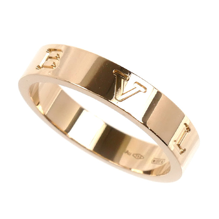 BVLGARI ブルガリ K18PG ピンクゴールド ビーゼロワン エッセンシャル バンドリング リング・指輪 360331 11号 51 4.2g レディース【中古】