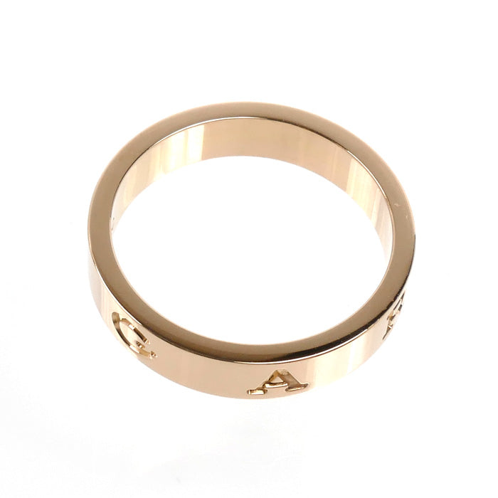 BVLGARI ブルガリ K18PG ピンクゴールド ビーゼロワン エッセンシャル バンドリング リング・指輪 360331 11号 51 4.2g レディース【中古】