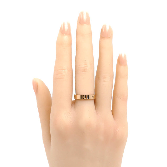 BVLGARI ブルガリ K18PG ピンクゴールド ビーゼロワン エッセンシャル バンドリング リング・指輪 360331 11号 51 4.2g レディース【中古】