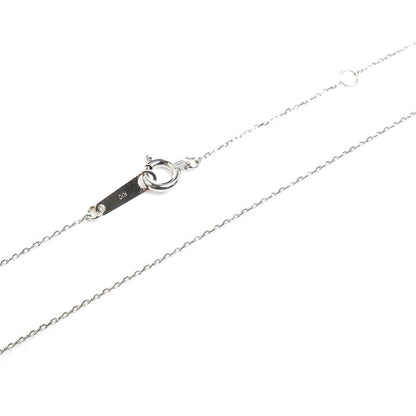 Vendome Aoyama ヴァンドーム青山 K10WG ホワイトゴールド ホースシュー ネックレス パール約3.9mm ダイヤモンド 1.1g 40cm レディース【中古】
