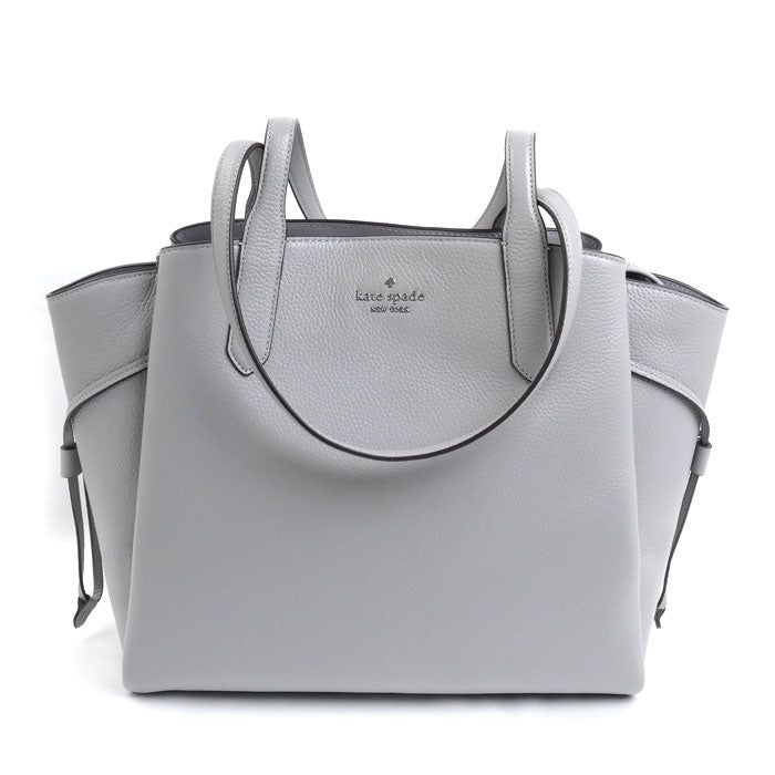 Kate Spade ケイトスペード ダンプリング ミディアム トートバッグ グレー KL012 レディース【中古】【美品】